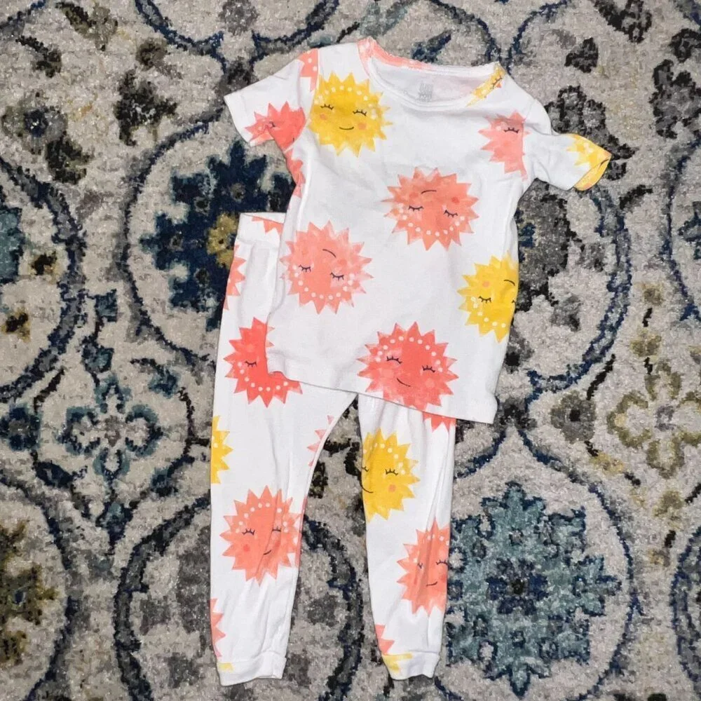 Carter's Girl Pajama Set Bundle Size 12 Months